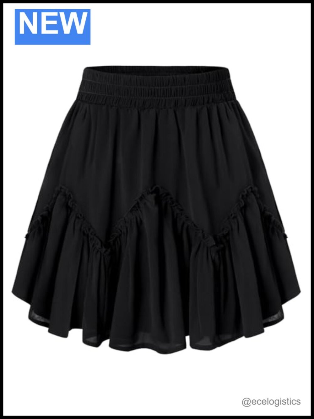 Women's Cotton Denim Skirt Mid Rise with Pockets